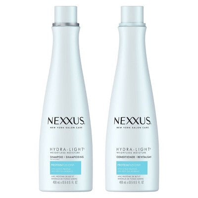 Nexxus Hydralight Shampoo and Conditioner 13.5 fl oz, 2 ct - Missing Box This is Beauty US
