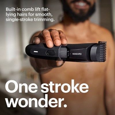 MANSCAPED The Beard Hedger SkinSafe Cordless Beard Trimmer, Waterproof Clippers for Facial Hair Shaving - Imperfect Box This is Beauty US