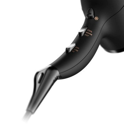 Andis Pro Dry Soft Grip Tourmaline Ionic Ceramic 1875W Hair Dryer - Black This is Beauty US