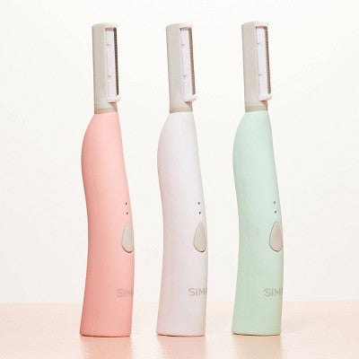 Spa Sciences SIMA Deluxe Sonic Dermaplaning Tool for Exfoliation & Peach Fuzz Removal - Imperfect Box This is Beauty US