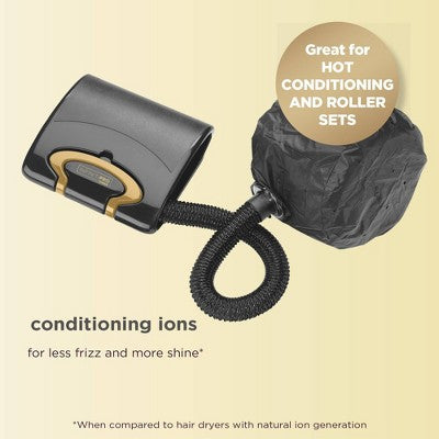 Conair InfintiPro Soft Bonnet Hair Dryer Gold - Imperfect Box This is Beauty US