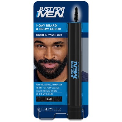 Just For Men 1-Day Beard & Brow Color Black - Missing Box This is Beauty US