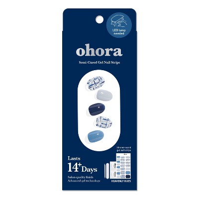 Ohora Gel Nail Art Design Line Sapphire Soiree 30ct - Imperfect Box This is Beauty US