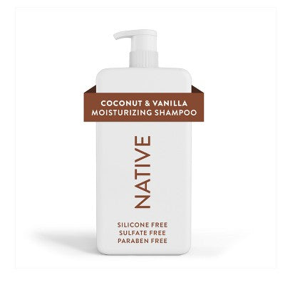 Native Coconut & Vanilla Hair Moisturizing Shampoo 36 fl oz - Imperfect Container This is Beauty US