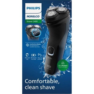 Philips Norelco Wet & Dry Men's Rechargeable Electric Shaver 2400 X3001/90 - Imperfect Box This is Beauty US