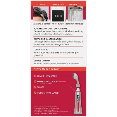 Just For Men Easy CombIn Color Gray Hair Coloring Sandy Blond A10 3pk - New This is Beauty US