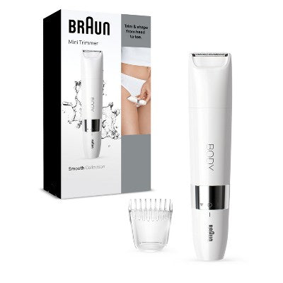 Braun Smooth Skin Women's Mini Hair Trimmer BS1000 - Imperfect Box This is Beauty US
