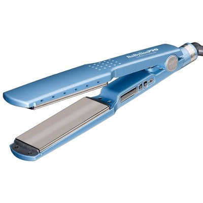 BaBylissPRO Nano Titanium Ionic Straightening Flat Iron Blue - Imperfect Box This is Beauty US