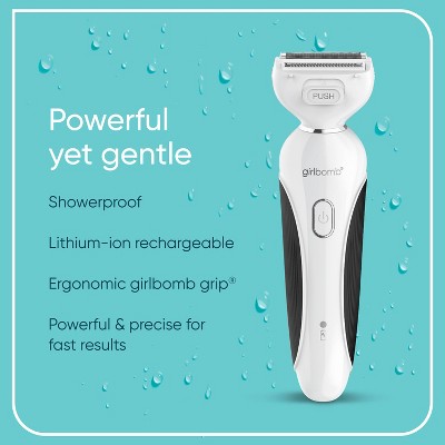 Conair Girlbomb Wet and Dry Cordless Rechargeable Foil Body Shaver 5pc - Imperfect Box This is Beauty US