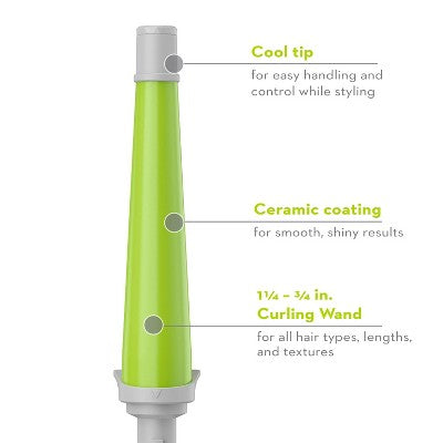 Conair Style Chemistry Tapered Curling Wand Attachment 1 1/4-3/4 - Imperfect Box This is Beauty US