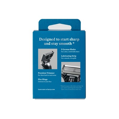 Harry's 5-Blade Men's Razor Blade Refills 4pk Compatible with All Harry's and Flamingo Razors - New This is Beauty US