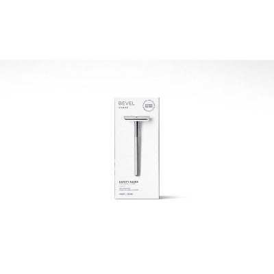 Bevel Mens Safety Razor with 10 Double Edge Blade Refills - Imperfect Box This is Beauty US