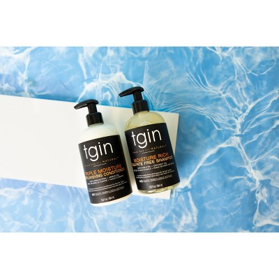 TGIN Moisture Rich Shampoo For Natural Hair with Amla Oil and Coconut Oil 13 fl oz - Imperfect Container This is Beauty US