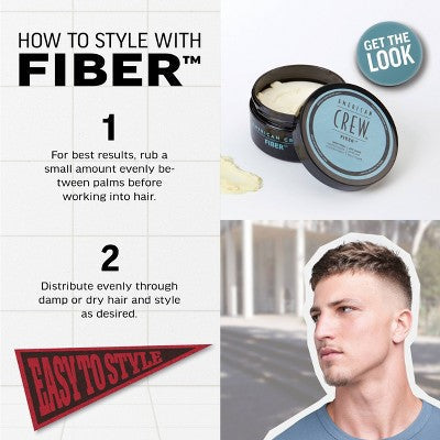 American Crew Men's High Hold and Low Shine Hair Fiber 3oz - New This is Beauty US