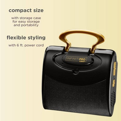 Conair InfintiPro Soft Bonnet Hair Dryer Gold - Imperfect Box This is Beauty US
