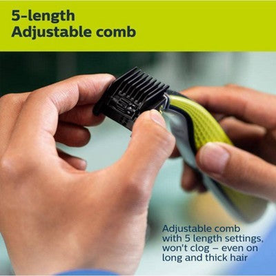 Philips Norelco OneBlade 360 Face & Body Rechargeable Men's Electric Shaver and Trimmer QP2834/70 - Imperfect Box This is Beauty US