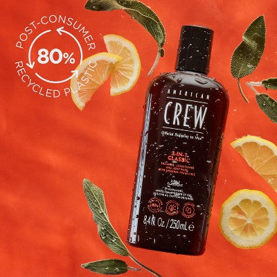 American Crew 3-in-1 Shampoo, Conditioner and Body Wash 15.2 fl oz - Imperfect Container This is Beauty US