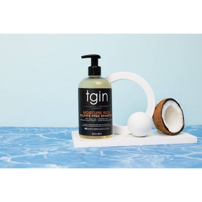 TGIN Moisture Rich Shampoo For Natural Hair with Amla Oil and Coconut Oil 13 fl oz - Imperfect Container This is Beauty US