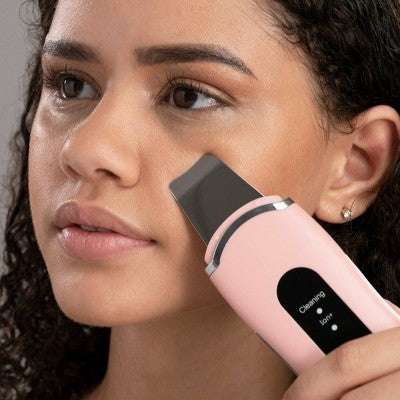 Spa Sciences LELA Ultrasonic Skin Scrubber Spatula Pink - New This is Beauty US