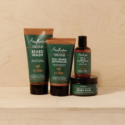 SheaMoisture Men Beard Balm Maracuja Oil & Shea Butter 4oz - Imperfect Container This is Beauty US