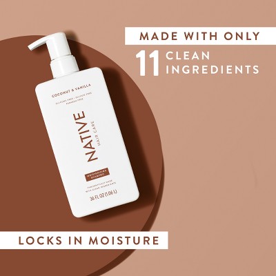 Native Coconut & Vanilla Hair Moisturizing Shampoo 36 fl oz - Imperfect Container This is Beauty US