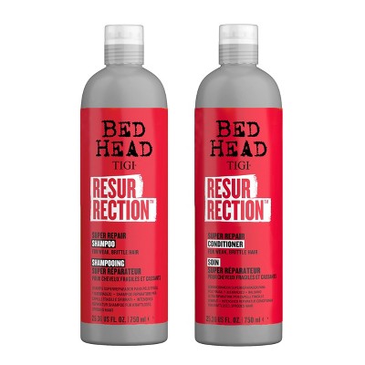 TIGI Bed Head Resurrection Shampoo & Conditioner Duo 25.36 fl oz/2ct - Missing Box This is Beauty US