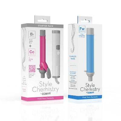 Conair Style Chemistry Curling Wand Attachment Sky Blue - Imperfect Box This is Beauty US