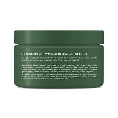 SheaMoisture Men Beard Balm Maracuja Oil & Shea Butter 4oz - Imperfect Container This is Beauty US
