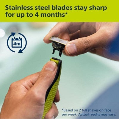 Philips Norelco OneBlade 360 Face & Body Rechargeable Men's Electric Shaver and Trimmer QP2834/70 - Imperfect Box This is Beauty US