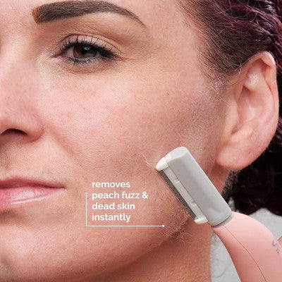 Spa Sciences SIMA Deluxe Sonic Dermaplaning Tool for Exfoliation & Peach Fuzz Removal - Imperfect Box This is Beauty US