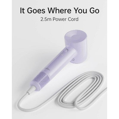 Laifen SE Lite Hair Dryer Purple 1400 Watts - Imperfect Box This is Beauty US