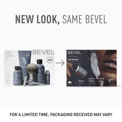 Bevel Men's Shave Kit Safety Razor and Brush Shave Cream Pre Shave Oil  Post Shave Balm 40 Blades - Missing Box This is Beauty US