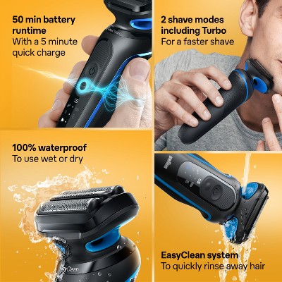 Braun Series 5-5118s Rechargeable Wet & Dry Shaver - Imperfect Box This is Beauty US