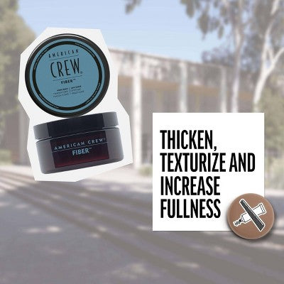 American Crew Men's High Hold and Low Shine Hair Fiber 3oz - New This is Beauty US