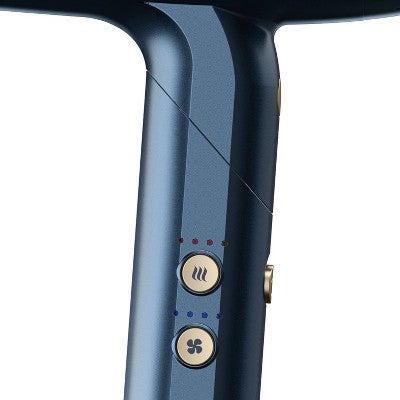 InfinitiPRO by Conair DigitalAIRE Folding Handle Hair Dryer Blue 1875 Watts - Imperfect Box This is Beauty US