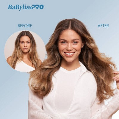 BaBylissPRO Nano Titanium Extended Barrel Curling Iron Blue - Imperfect Box This is Beauty US