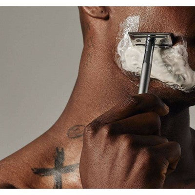 Bevel Mens Safety Razor with 10 Double Edge Blade Refills - Imperfect Box This is Beauty US
