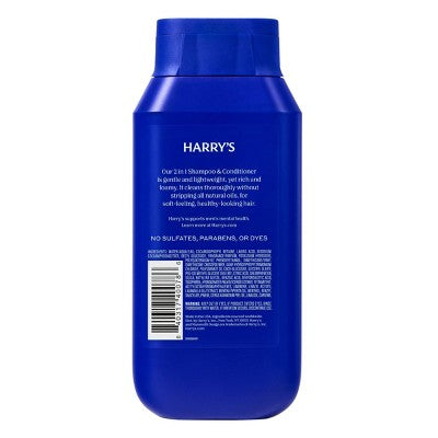 Harry's Men 2 in 1 Shampoo and Conditioner Stone 14 fl oz - New This is Beauty US