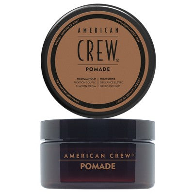American Crew Men's Medium Hold; High Shine Hair Pomade Gel 3oz - New This is Beauty US