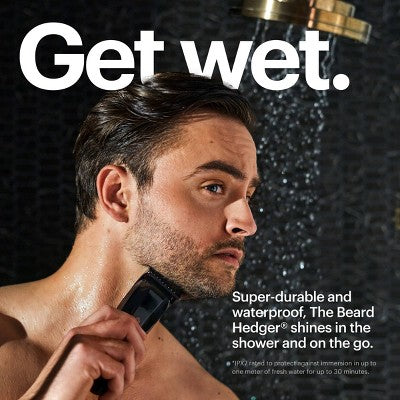 MANSCAPED The Beard Hedger SkinSafe Cordless Beard Trimmer, Waterproof Clippers for Facial Hair Shaving - Imperfect Box This is Beauty US