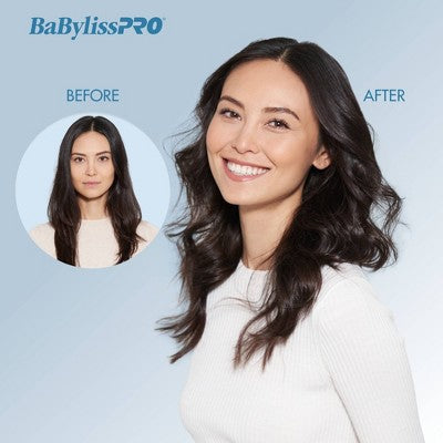 BaBylissPRO Nano Titanium Curling Wand Blue  - Imperfect Box This is Beauty US