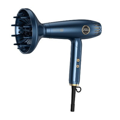 InfinitiPRO by Conair DigitalAIRE Folding Handle Hair Dryer Blue 1875 Watts - Imperfect Box This is Beauty US