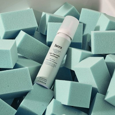 hers Hair Regrowth Foam Treatment 5% Minoxidil 2.11oz - New This is Beauty US