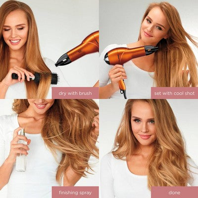 Conair AC Motor Hair Dryer Orange - Imperfect Box This is Beauty US