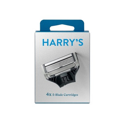 Harry's 5-Blade Men's Razor Blade Refills 4pk Compatible with All Harry's - Missing Box This is Beauty US