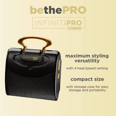 Conair InfintiPro Soft Bonnet Hair Dryer Gold - Imperfect Box This is Beauty US