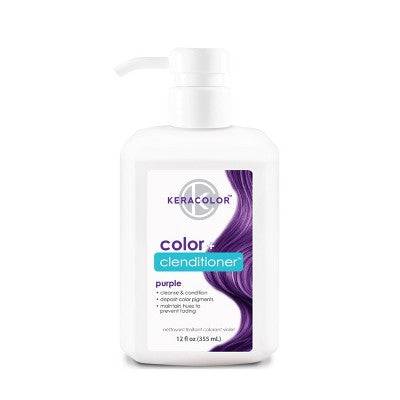 Keracolor Color + Clenditioner Temporary Hair Color Purple 12 fl oz - Imperfect Container This is Beauty US