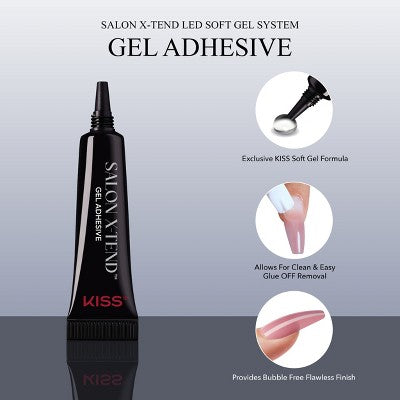 KISS Products Salon X-tend LED Soft Gel System Pure Fake Nails - Imperfect Box This is Beauty US