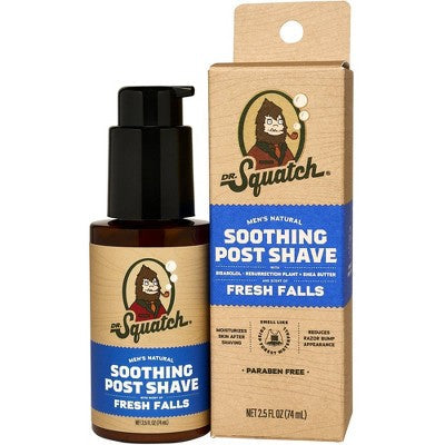 DR. SQUATCH Men's Natural Soothing Post Shave Fresh Falls 2.5 fl oz - Imperfect Box This is Beauty US