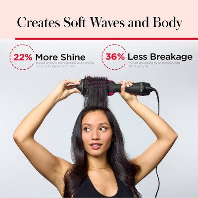 Revlon One-Step Volumizer Hair Dryer and Hot Air Brush Black - Imperfect Box This is Beauty US